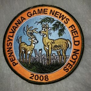 PATCH Pennsylvania Game News Field Notes Embroidered Patch 2008